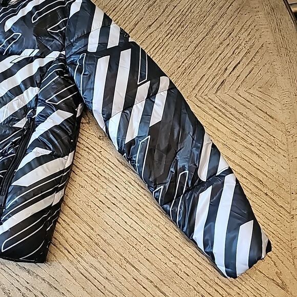 Puffer jacket Black And White size 6 NWT Superdry - Picture 4 of 10